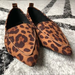 Leopard Print Loafer Flats by Lulus